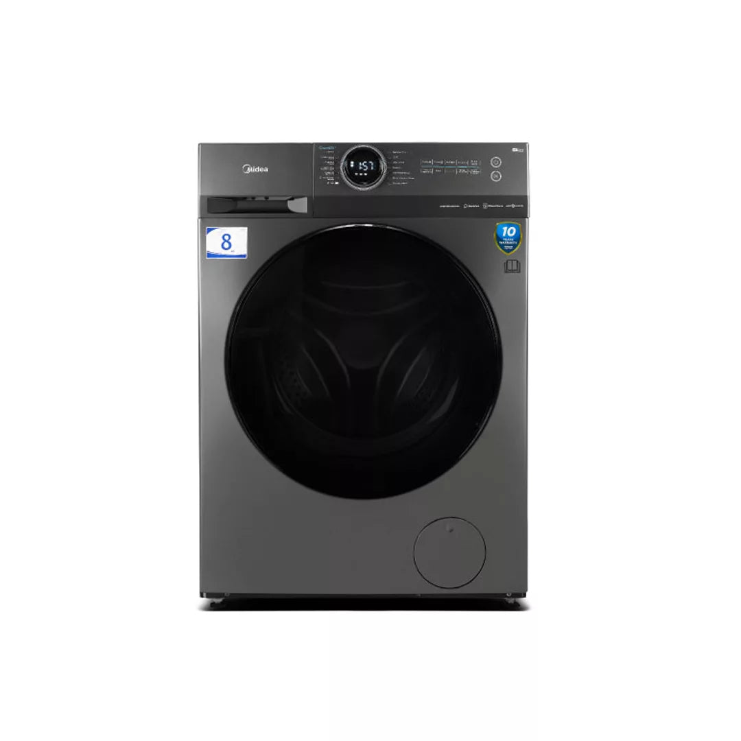 Midea Front Load Washing Machine 12Kg Grey (MF200W120WB/T) Inverter