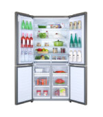 Haier Thermocool Fridge Side By Side 610L Silver (HTF-610DM7(UK))