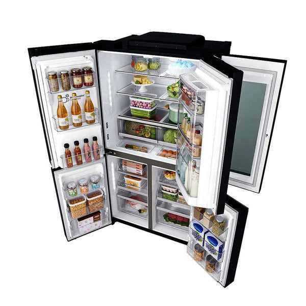 LG Inverter Fridge Side by Side 889L Black (X31FMQHL) InstaView 4 Doors
