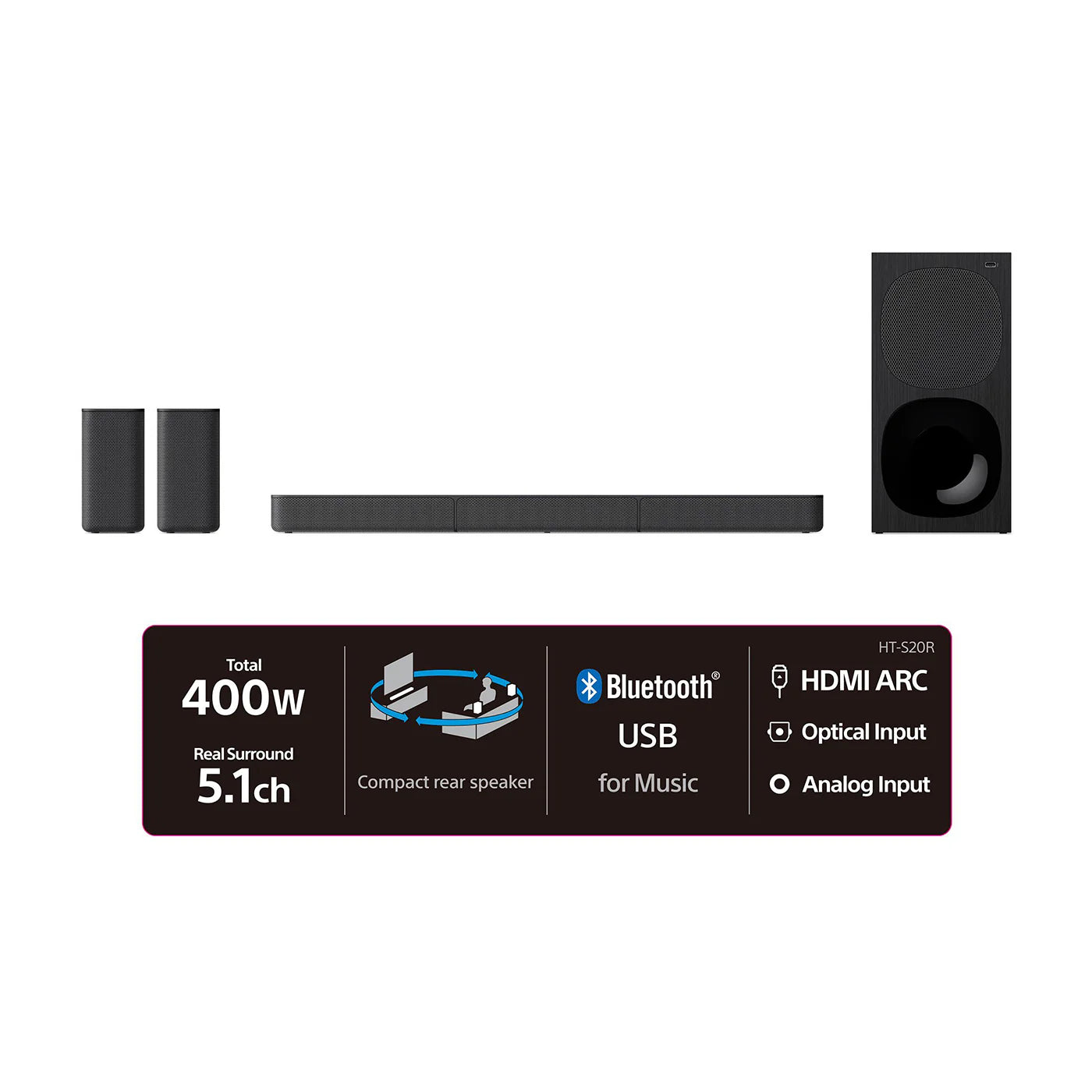 Sony Sound Bar (HT-S20R)