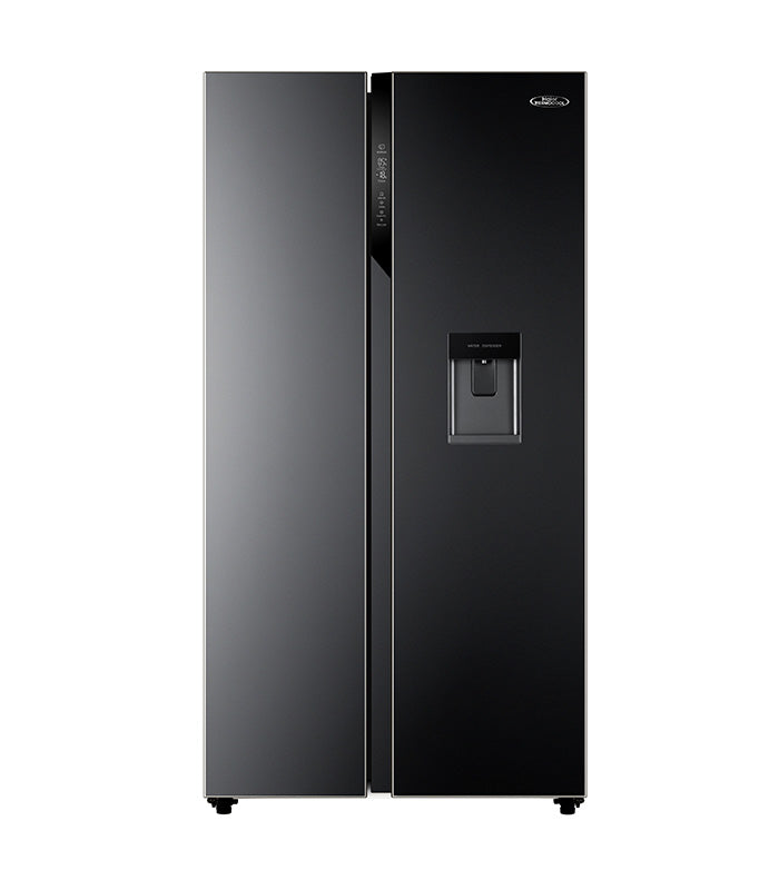 Haier Thermocool Inverter Fridge Side by Side 540L Black (HRF-540WBS)