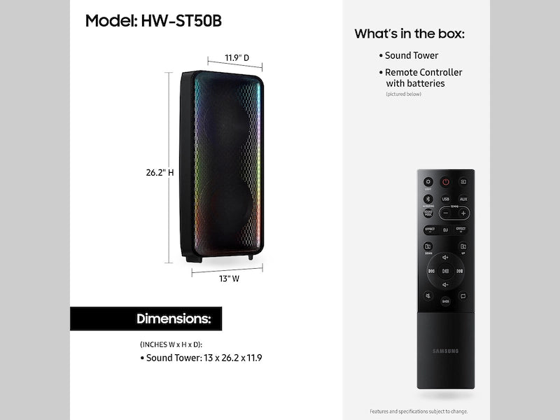 Samsung Audio Sound Tower (MX-ST50B/XA)