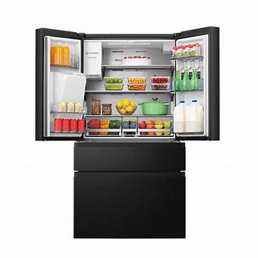 Hisense Fridge Side By Side 560L Black (64WC) With Water Dispenser and Ice maker