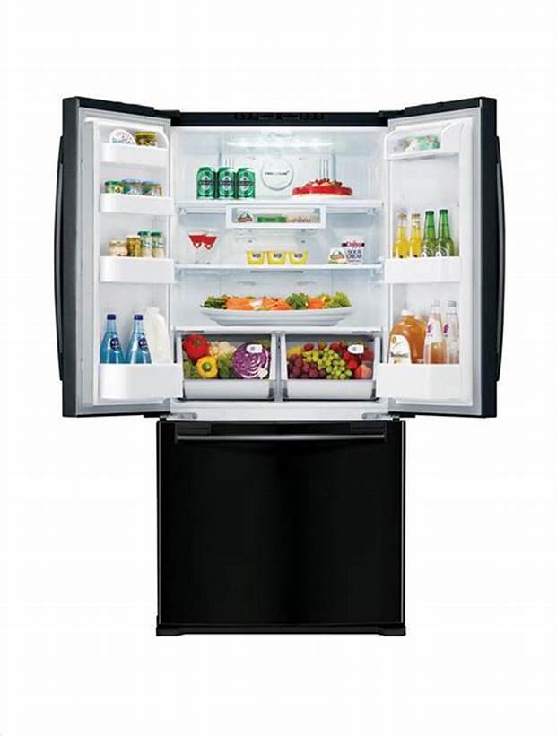 Hisense Fridge Side By Side 560L Black (64WC) With Water Dispenser and Ice maker
