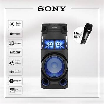Sony Audio with Bluetooth & Karaoke Mic (V83)