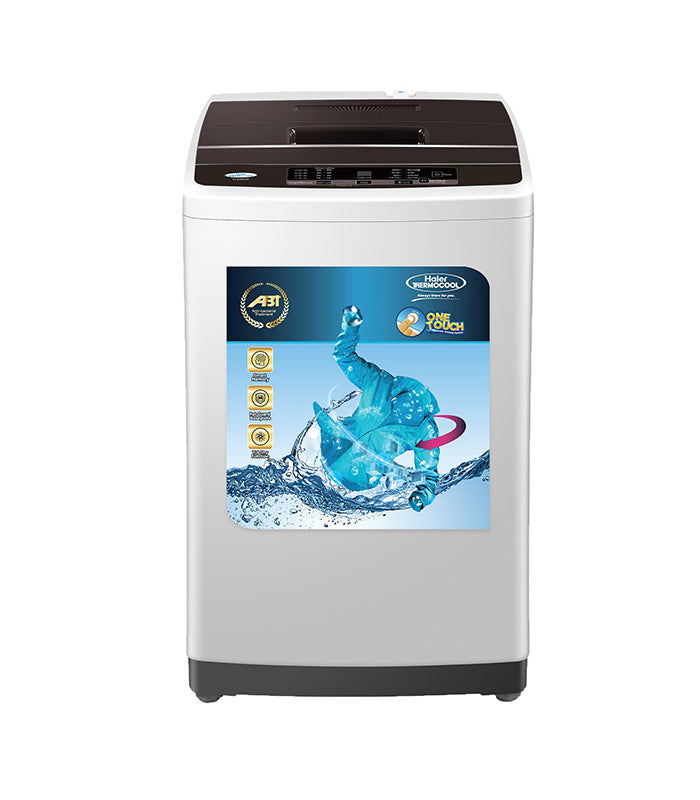 Haier Thermocool Top Load Washing Machine 8Kg Grey & Black (TLA08GP)