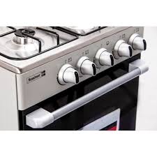 Scanfrost Gas Cooker 50x50Cm Grey 4Gas Burners with Gas Oven (SFC5402S)