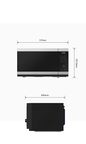Samsung Microwave With Grill 32L Inox (MG32DG4524ATE1)