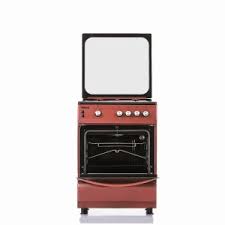 Scanfrost Gas Cooker 60x60Cm Burgundy 4Gas Burners with Gas Oven Grill (CK6400R)