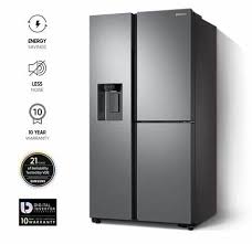 Samsung Inverter Fridge Side By Side 650L Grey (RS65R5691M9/UT/NK) Water dispenser Auto ice maker