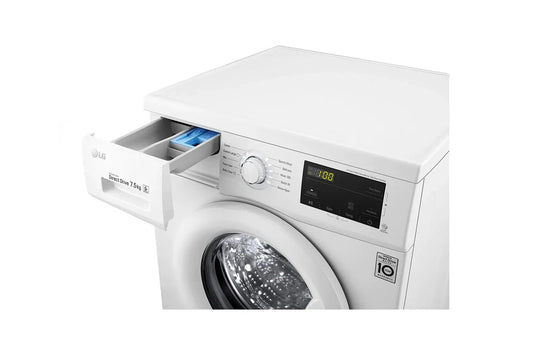 LG Front Load Washing Machine 7.5Kg White ( 2J3QDNP0)