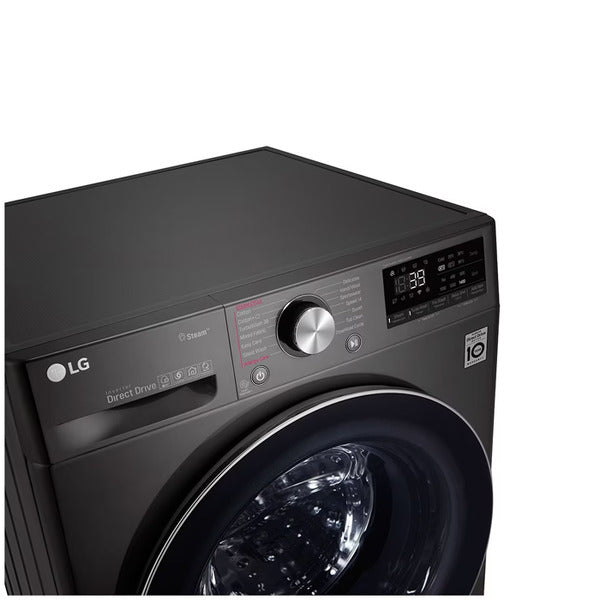 LG Front Load Washing Machine 10.5Kg Black (4V3RYP6JE)