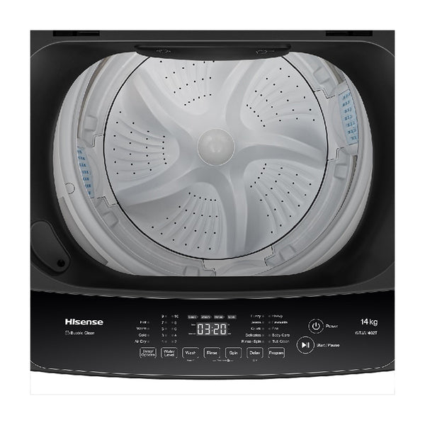 Hisense Top Load Washing Machine 14Kg Titanium Grey (1402T-WTJA)