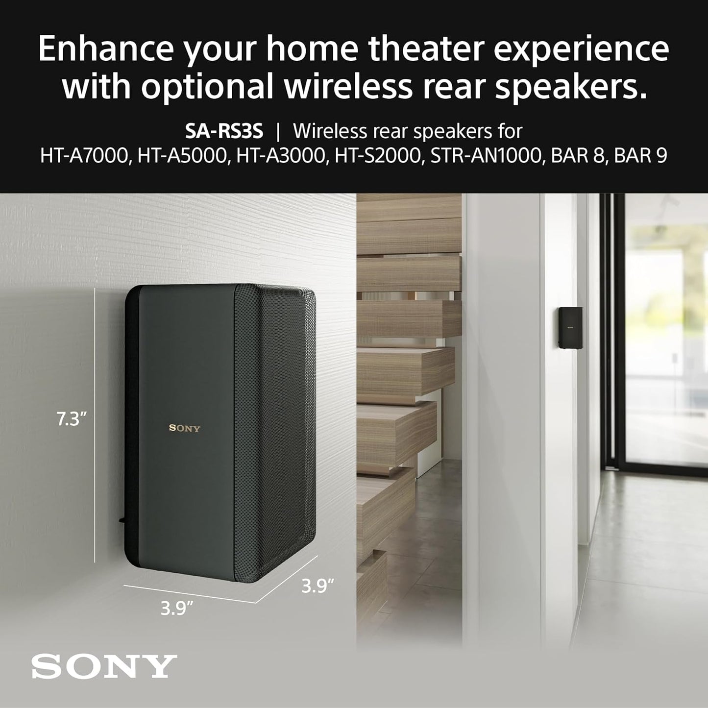 Sony Audio Wireless Rear Speaker (SA-RS3)