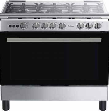 Midea Gas Cooker 90x60cm 5Gas Stainless Steel (9060-5G028)