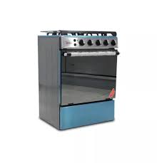 Midea Gas Cooker 60x60cm 4Gas Black Body stainless steel (6060-4G057-B)