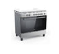 Scanfrost Gas Cooker 90x60Cm 5Gas Burners with Gas Oven Grill (SFC9500SS)