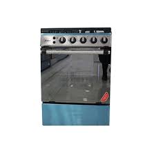 Midea Gas Cooker 60x60cm 4Gas Black Body stainless steel (6060-4G057-B)